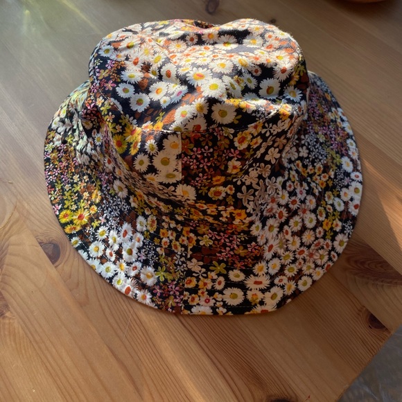 mango floral bucket hat